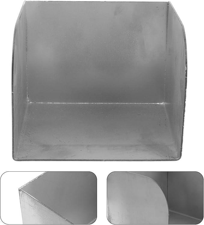Rain Gutter Drain Extension Downspout Stainless Steel Splash Block | Silver - Image 8