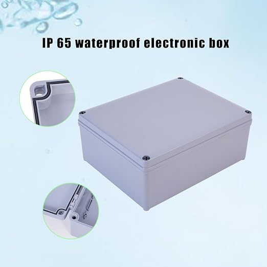 12" x 10" x 4" ABS Plastic Dustproof Waterproof Box IP65 Junction Boxes Project - Image 5