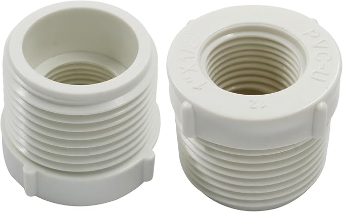 Litoexpe 10PCS 1" Male Thread to 1/2" Female Threaded PVC Pipe, Adaptor Coupling - Image 5