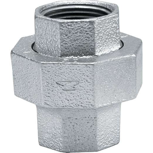 Anvil 8700163606, Malleable Iron Pipe Fitting, 1-1/2" NPT Female, Galvanized by Anvil+International
