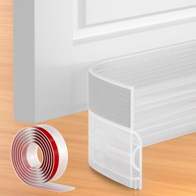 Door Draft Stopper, Door Sweep for Bottom of Door, Under Door Gap Filler for by Beoguy