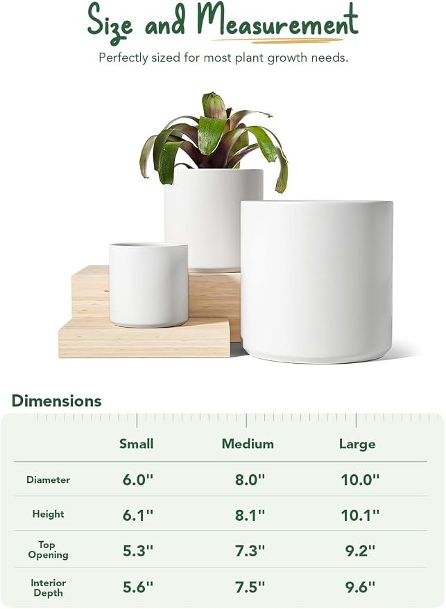 LE TAUCI 10+8+6 Inch Ceramic Pots - Image 5