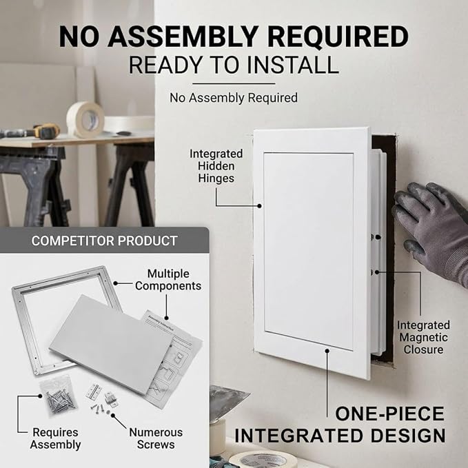 Access Panel 150x225 mm, Magnetic Inspection Hatch - Image 4