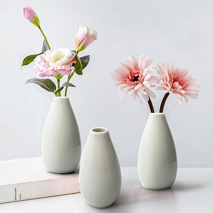 Modern Small Flower Vases 8 Pack - Image 6