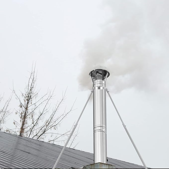 10" Extended Roof Bracket Kit, Adjustable Chimney Support - Image 7