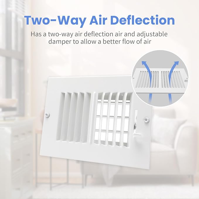 6 x 4 Inch Air Vent Covers for Wall or Ceiling - Image 4