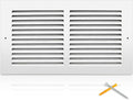 Fancat 12x6 Duct Opening | Steel Return Air Grille | Vent Cover Grill by SmarterAirBetterLiving