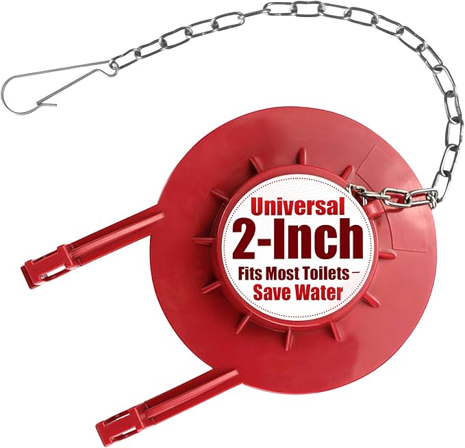 2-Inch Toilet Flapper Replacement Kit, Universal Flush Valve Flapper by LydiasDeal