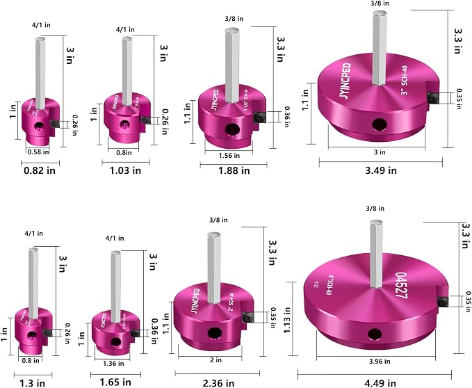 8Pcs PVC Pipe Reamer Kit, PVC Fitting Saver - Image 3