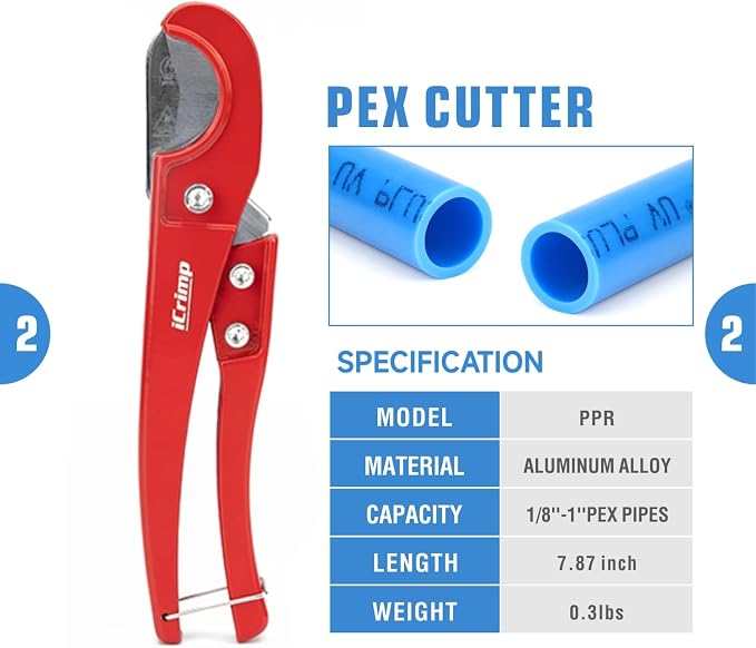 iCrimp PEX Clamp Tool PEX Fitting Kit - Image 3