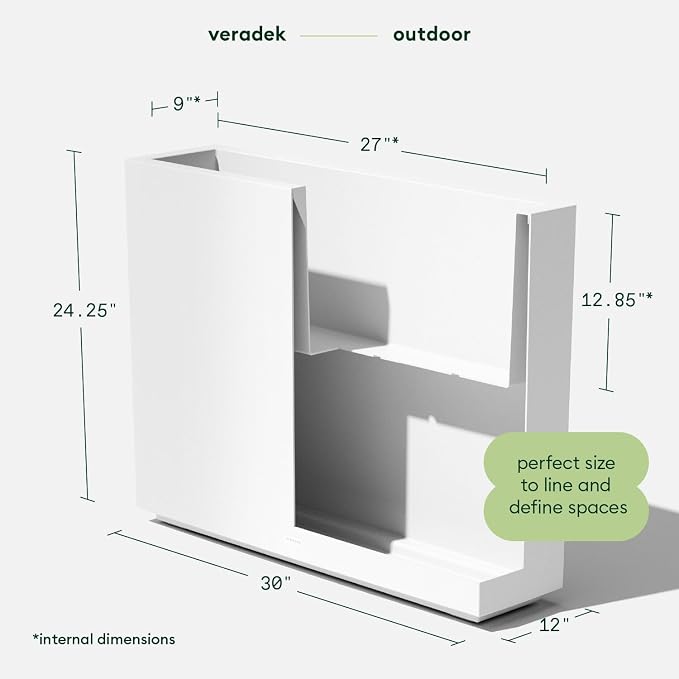 Veradek Block Series Span Planter - Image 2