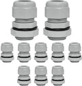 Bonsicoky 1/2" NPT Nylon Cable Glands, Adjustable Cord Grip, Strain Relief by Bonsicoky