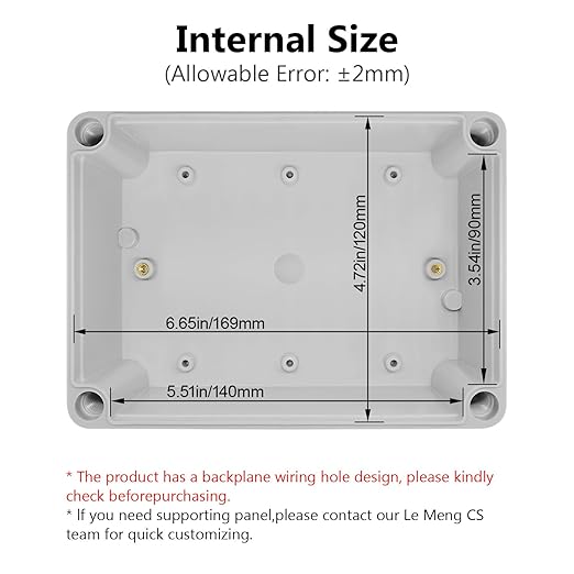 Junction Box IP67 Waterproof Dustproof ABS Plastic Project Box - Image 3
