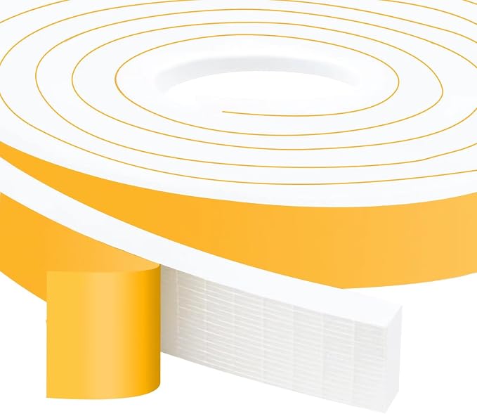Heavy-Duty WeatherStripping, Wide Gap Filler, Weatherproof, 1x1/2in | Strong by Trisiki