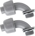 2Pcs 1" NPT Electrical Conduit Connector Fittings | 90-Degree, Nonmetallic by LifCratms