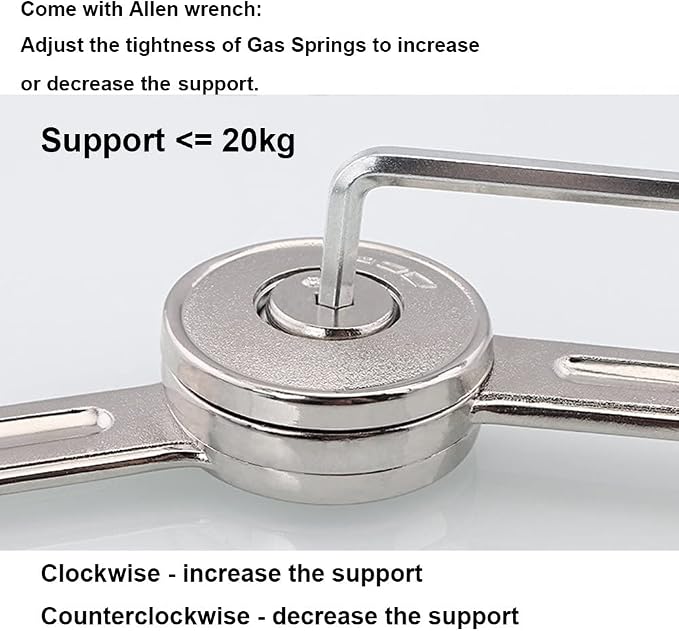 2 Packs Qrity Cabinet Cupborad Furniture Door Lift Stay Support Hinge Damper - Image 4