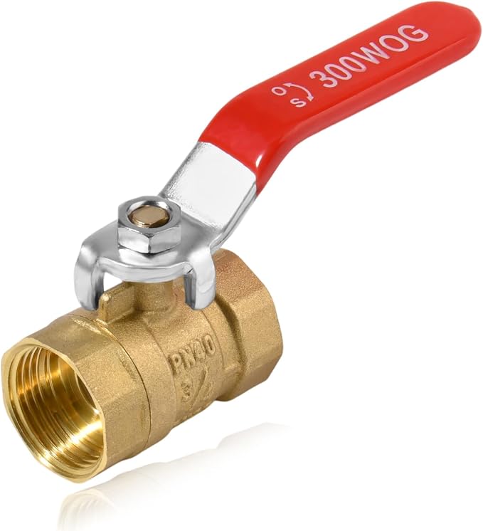 Heavy Duty Full Port Ball Valve, G3/4 Inch Female x Female Thread | Forged LF by LEONTOOL