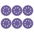 HARFINGTON 10Pcs 5Inch Sanding Disc 8 Hole 1200Grit Purple Aluminum Oxide | by HARFINGTON