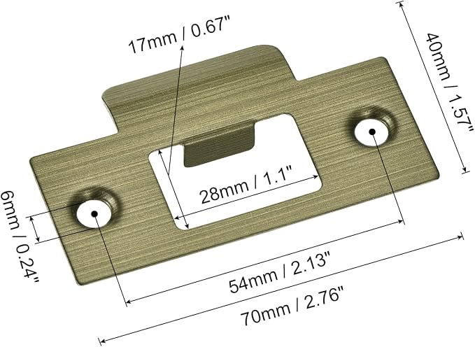 uxcell t Door Strike Plate - Image 2