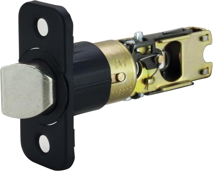 Design House Pro Series Passage Door Latch, Matte Black | Adjustable by DesignHouse