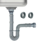 1-1/2 Inch Flexible Sink Drain Pipe, Scalable 13-33.5 Inch P Trap Pipe by Unknown