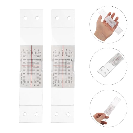 BESPORTBLE 2pcs Acrylic Crack Gauge Ruler - Image 8