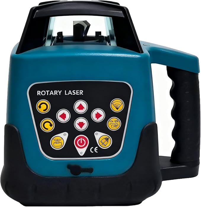 360° Auto Self-Leveling Red Beam Rotary Laser Level Kit 500m Range - Image 7