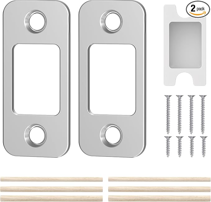 Deadbolt Strike Plate Door Backplate by BonKuDoo