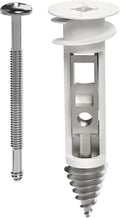 Heavy Duty Drywall Anchors and Screws Kit Including Toggle Anchors & Screws by Qualihome