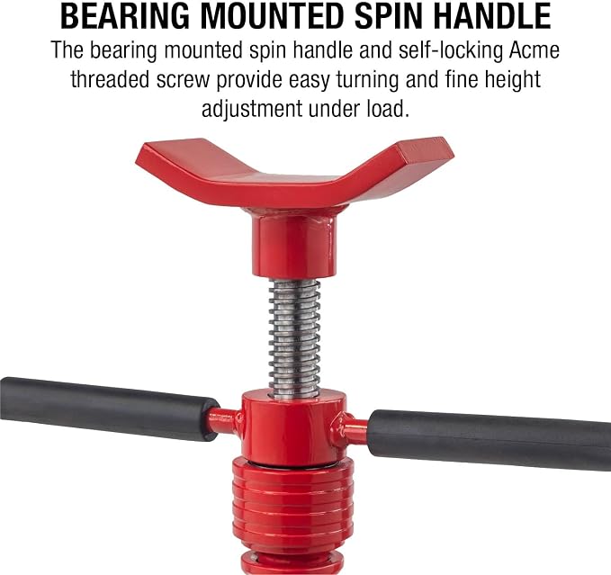 SUNEX TOOLS 6813 1, 500 LBS. Quick Adjust Underhoist Stand - Image 3