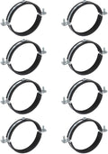 HARFINGTON 8 Pcs Split Ring Pipe Hanger 4-5/16" Galvanized Steel Sheet Wall by HARFINGTON