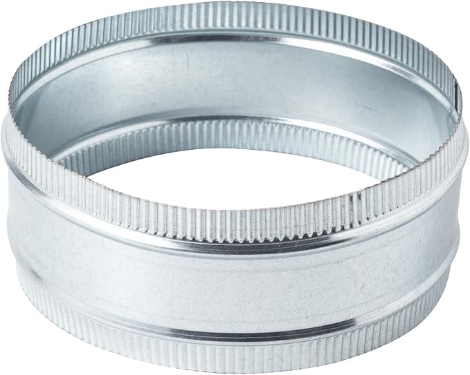 10 Inch Round Galvanized Steel Duct Connector by ZOWZEA