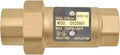 Brass Dual Check Valve, 1/2" FNPT, Solid Brass, Max 150PSI-180°F by HYDROMASTER