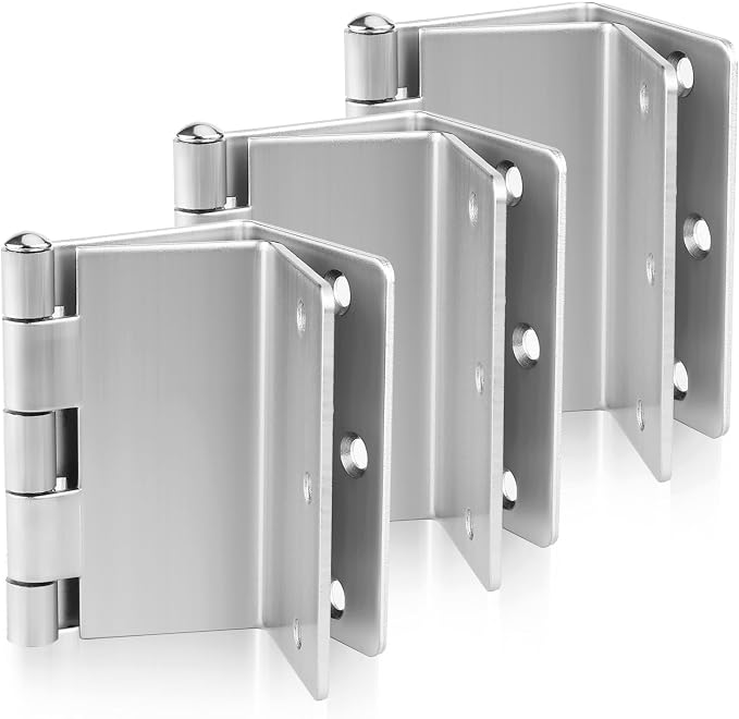 3 Pack Offset Hinges 3.5 Inch Satin Nickel Swing Clear Offset Door Hinge by Haidms
