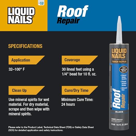 Liquid Nails Roof Repair, 10.3 oz - Image 6