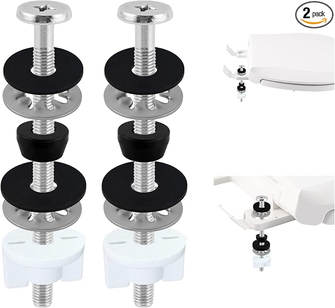 Universal Toilet Seat Bolts Kit by Greatcomfortathome