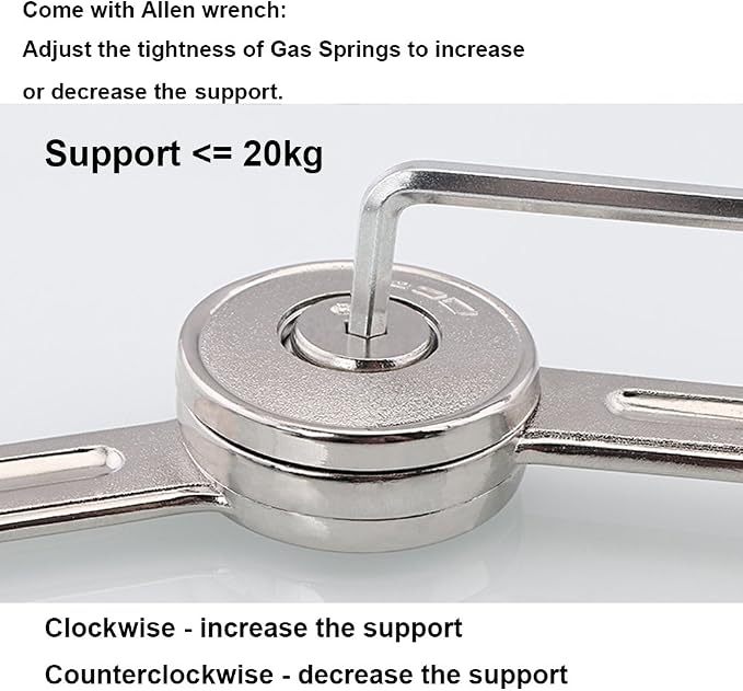 4 Packs Qrity Cabinet Cupborad Furniture Door Lift Stay Support Hinge Damper - Image 3