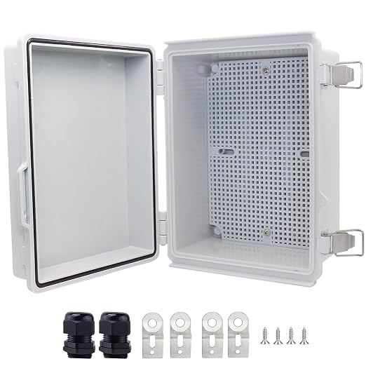 IP67Junction Box, ABS Plastic Outdoor Waterproof Box Electrical Enclosure by LuSumtly