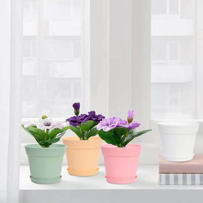 20 Pack 6 inch Plant pots, planters - Image 4