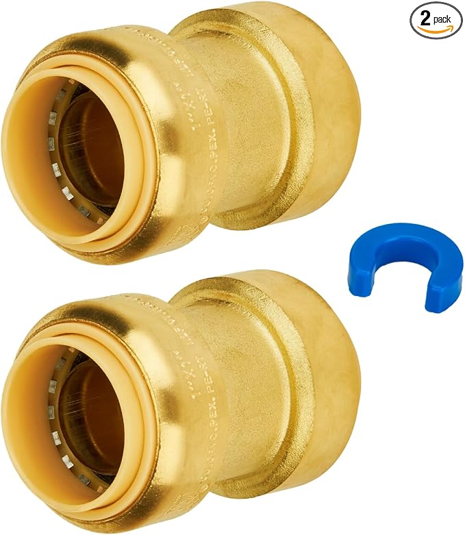 1-Inch Coupling, Push to Connect Plumbing Fittings, by SUNGATOR