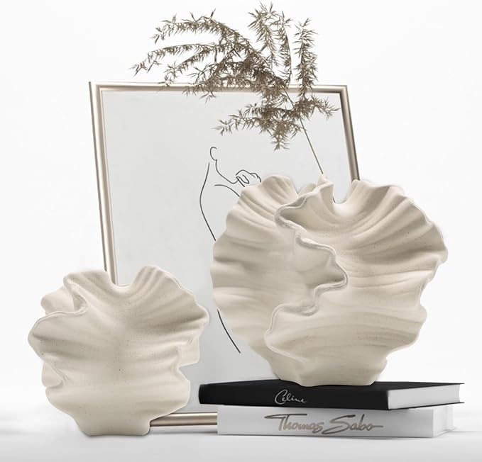 Ceramic Vase - Set of 2 for Home Decor, Living Room、 by LZV