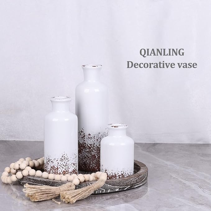 Gray Ceramic Vase Set - Image 3