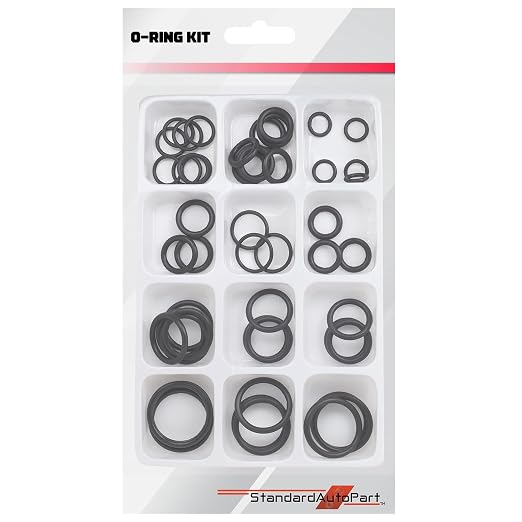 Silicone Universal Black O-Ring Sealing Gasket Washer Seal Assortment Set - Image 5