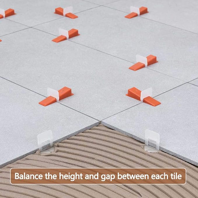 2000 PCS Tile Leveling System Spacers Clips 1/8'' | 2000-Piece Tiles Leveler - Image 5