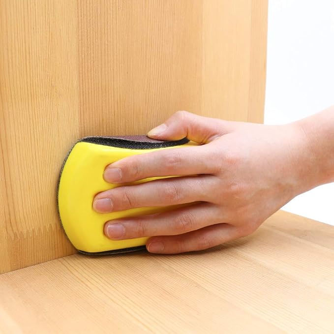 5 Inch Hand Sanding Block, Hook and Loop Mouse Backing Plate - Image 6