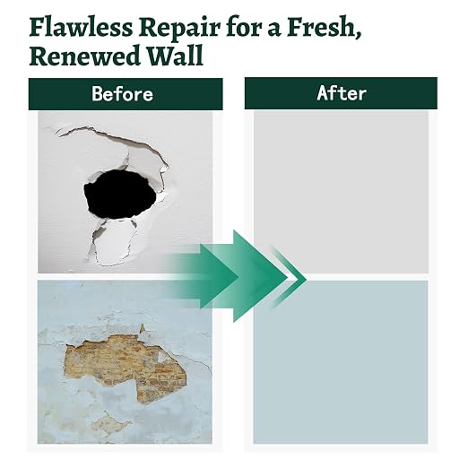 Drywall Repair Kit 12 x 12 Inch Drywall Patch Kit Large Hole Wall Patch Repair - Image 4