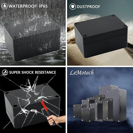 Junction Box IP65 Waterproof Project Box Dustproof ABS Plastic Electrical Boxes - Image 7