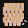 Flameless Candles 4" 5" 6" Outdoor Indoor Pillars Battery Operated Flickering by Artmarry