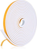 16Feet Weather Stripping Seal for Door Window, High Density Foam Tape, by Amzjjle