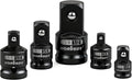 HORUSDY 5-Piece Impact Socket Adapter and Reducer Set, 1/4-Inch Hex Shank by HORUSDY
